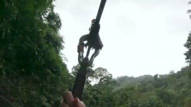 doğa sporları uçan zipline