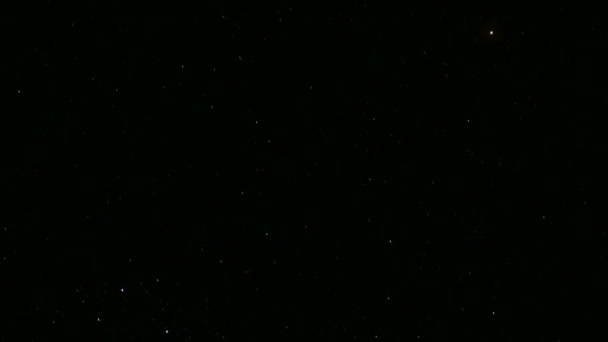 Starry sky at clear night, Timelapse — Stock Video