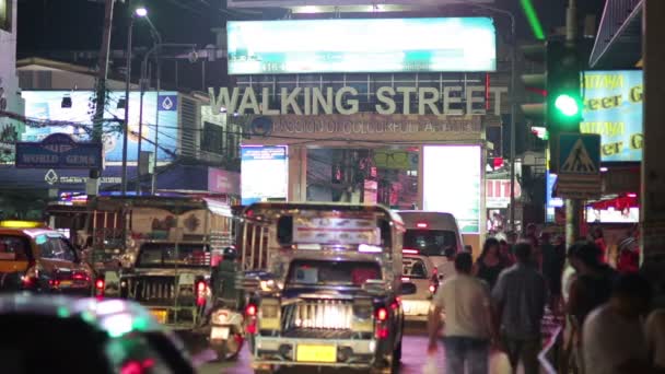 Nightlife with prostitution — Stock Video