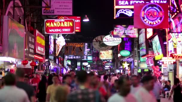 Nightlife with prostitution — Stock Video