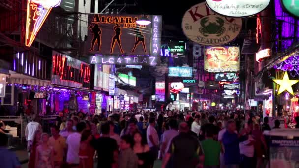 Nightlife with prostitution — Stock Video