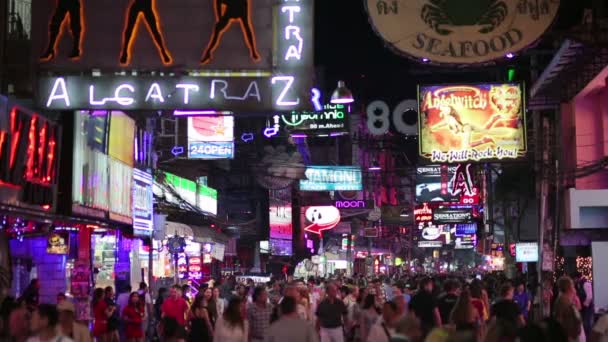 Nightlife with prostitution — Stock Video