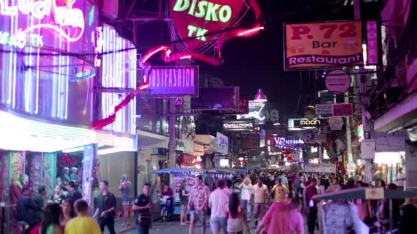 Nightlife with prostitution — Stock Video