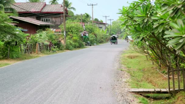 La vida cotidiana de Champasak — Vídeos de Stock