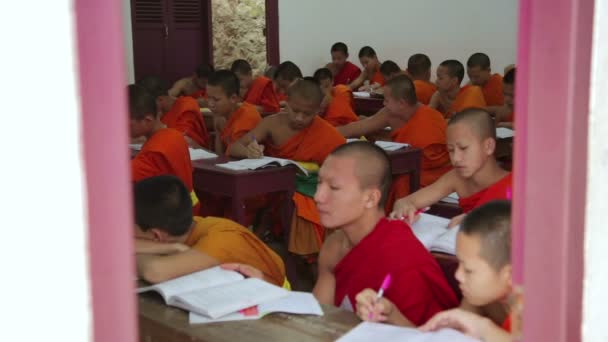 Буддийская школа образования — стоковое видео