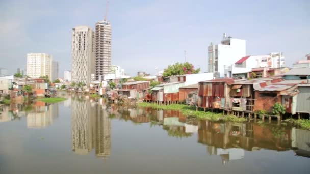 城市的贫民区 — 图库视频影像
