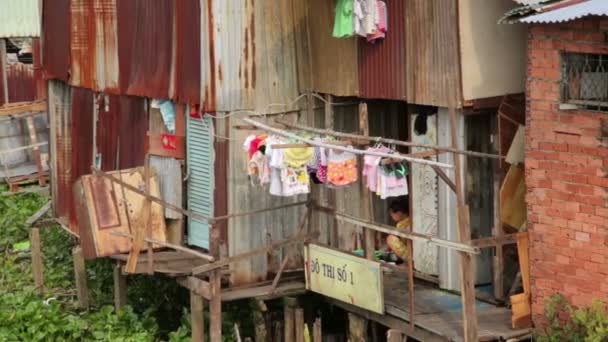 Barrios urbanos — Vídeos de Stock