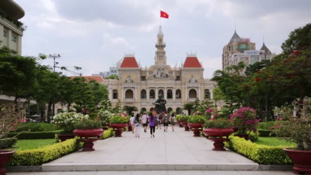 Ho Chi Minh Stad — Stockvideo