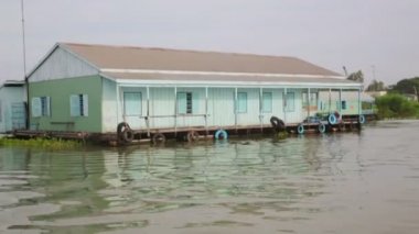 Mekong delta çevresinde sıradan yaşam