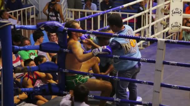 Muay Thai caixa jogos — Vídeo de Stock