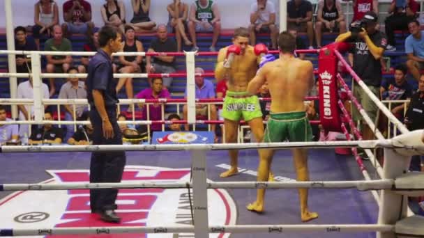 Muay Thai caixa jogos — Vídeo de Stock