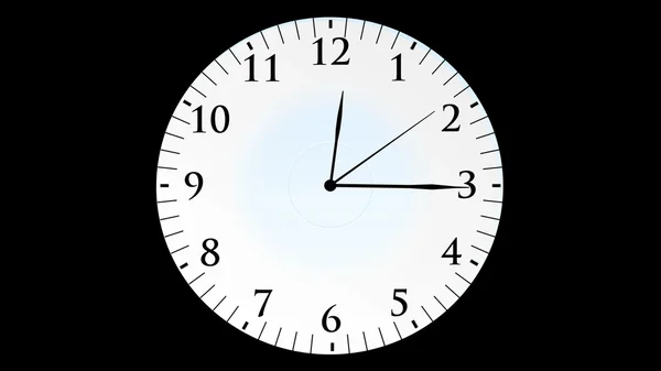 Tiempo de reloj sin segundos — Foto de Stock