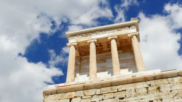 Oude Akropolis in Athene — Stockvideo