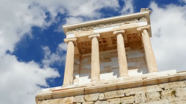 Starożytny Akropol w Atenach — Wideo stockowe