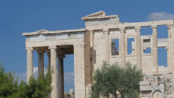 Antiga Acrópole em Atenas — Vídeo de Stock