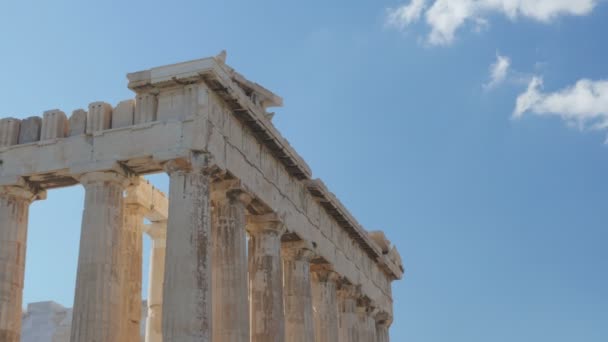 Antika Akropolis i Aten — Stockvideo
