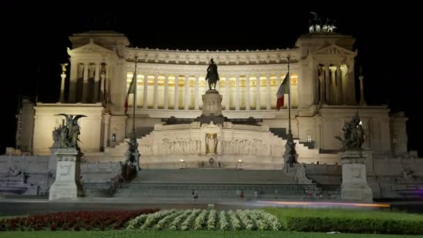 Altare della Pátria em Roma — Vídeo de Stock