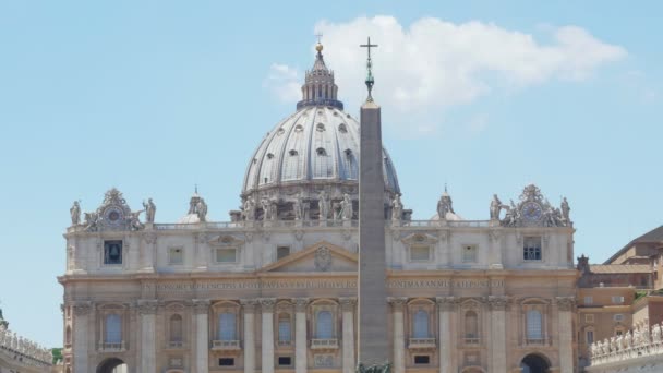 Vatikan Şehri, st peter kare — Stok video