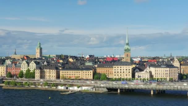 Indah Stockholm view — Stok Video