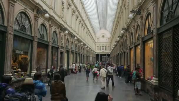 Galeries Royales Saint Hubert — Stockvideo