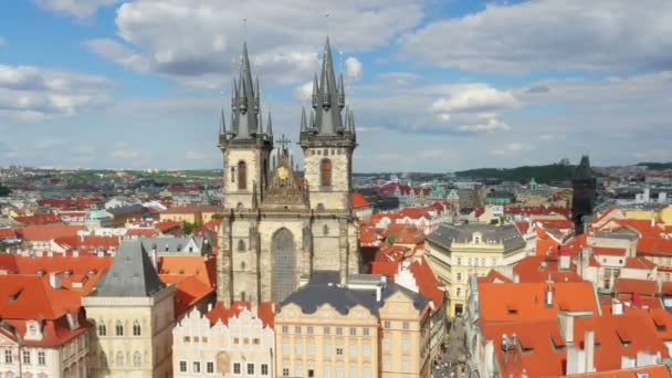 Prague praça da cidade velha — Vídeo de Stock