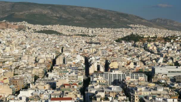 Apartamentos em Downtown Athens — Vídeo de Stock