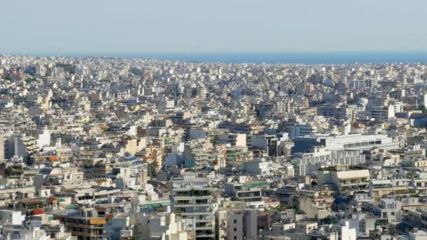 Apartamenty w centrum miasta Ateny — Wideo stockowe