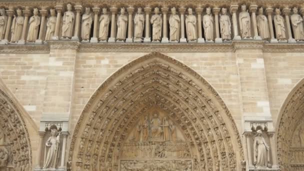 Cattedrale di Notre Dame de Paris — Video Stock