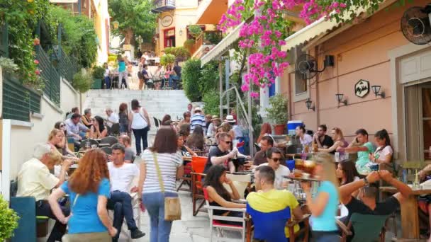 Gente en la cafetería — Vídeos de Stock