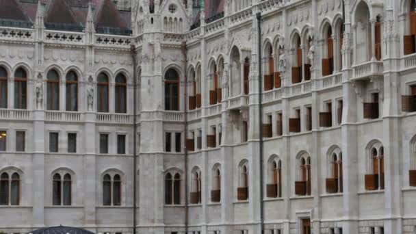 Budapest Parliament Building — Stock Video