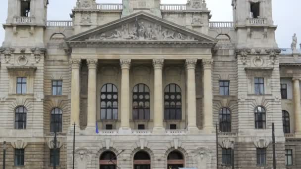 Етнографічний музей Будапешта — стокове відео