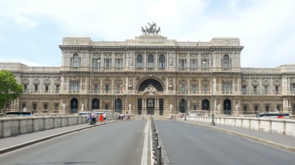 Palácio da Justiça em Roma — Vídeo de Stock