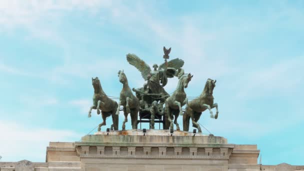 Pałac Sprawiedliwości w Rzymie — Wideo stockowe
