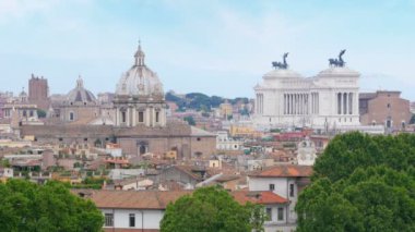 Güzel bir Roma şehir manzaralı