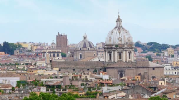 Belle vue sur Rome ville — Video