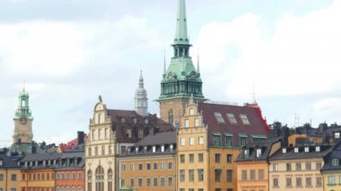 Stockholm eski şehir manzaralı