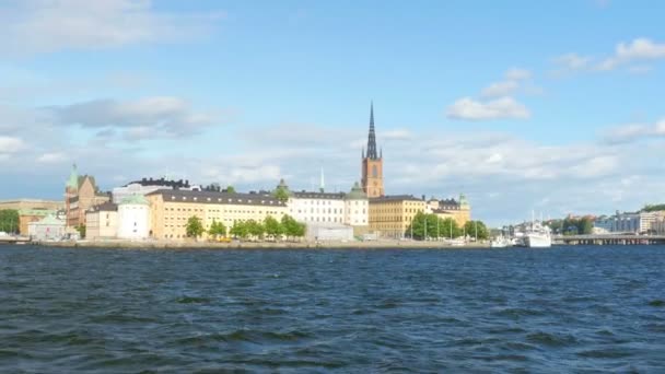 Stockholm-oude stad — Stockvideo