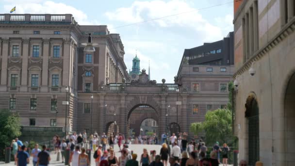 Stockholm cidade velha — Vídeo de Stock