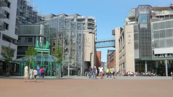 Hedendaagse gebouwen in Oslo — Stockvideo