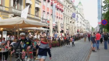 Cadde görünümü Karl johans kapısı