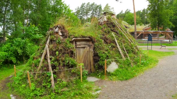 Norveç kabileleri evi — Stok video