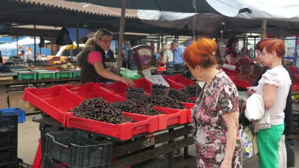 Zentralmarkt in Riga — Stockvideo