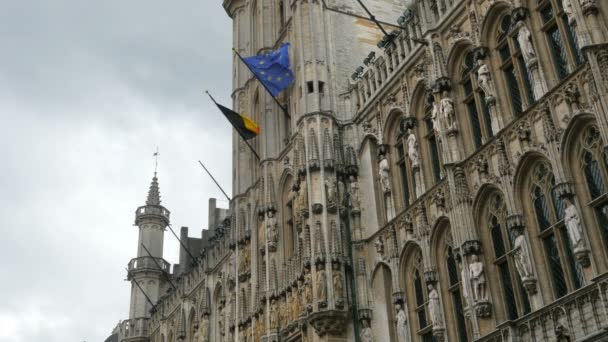 Grand Place в Брюсселе — стоковое видео