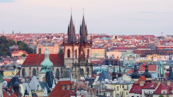 Praga casco antiguo — Vídeo de stock
