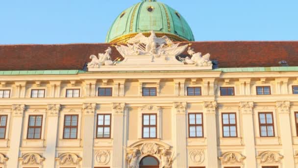 Hofburg Palace Street en Viena — Vídeo de stock