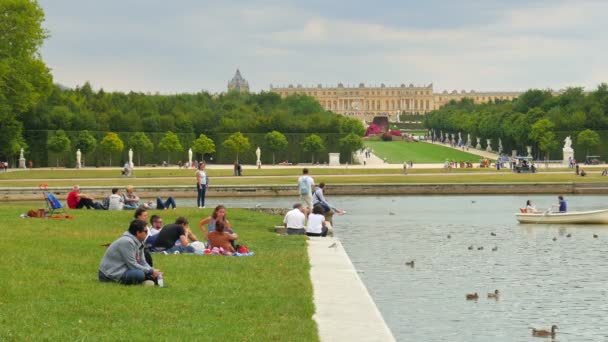 在巴黎的凡尔赛宫 — 图库视频影像