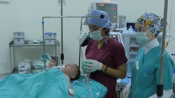 Çocuk Cerrahi operasyon — Stok video