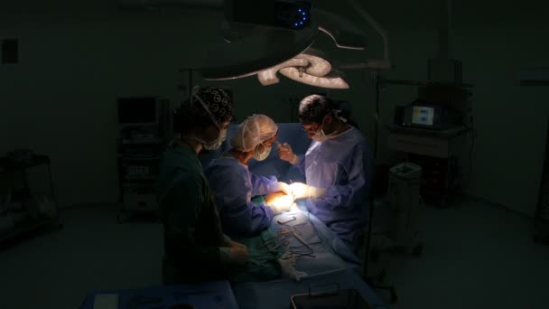 Operasi bedah anak — Stok Video