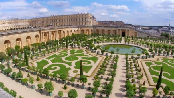 Palácio de Versalhes em Paris — Vídeo de Stock