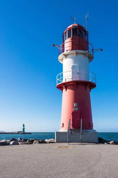 Mole in Warnemuende — Stock Photo, Image